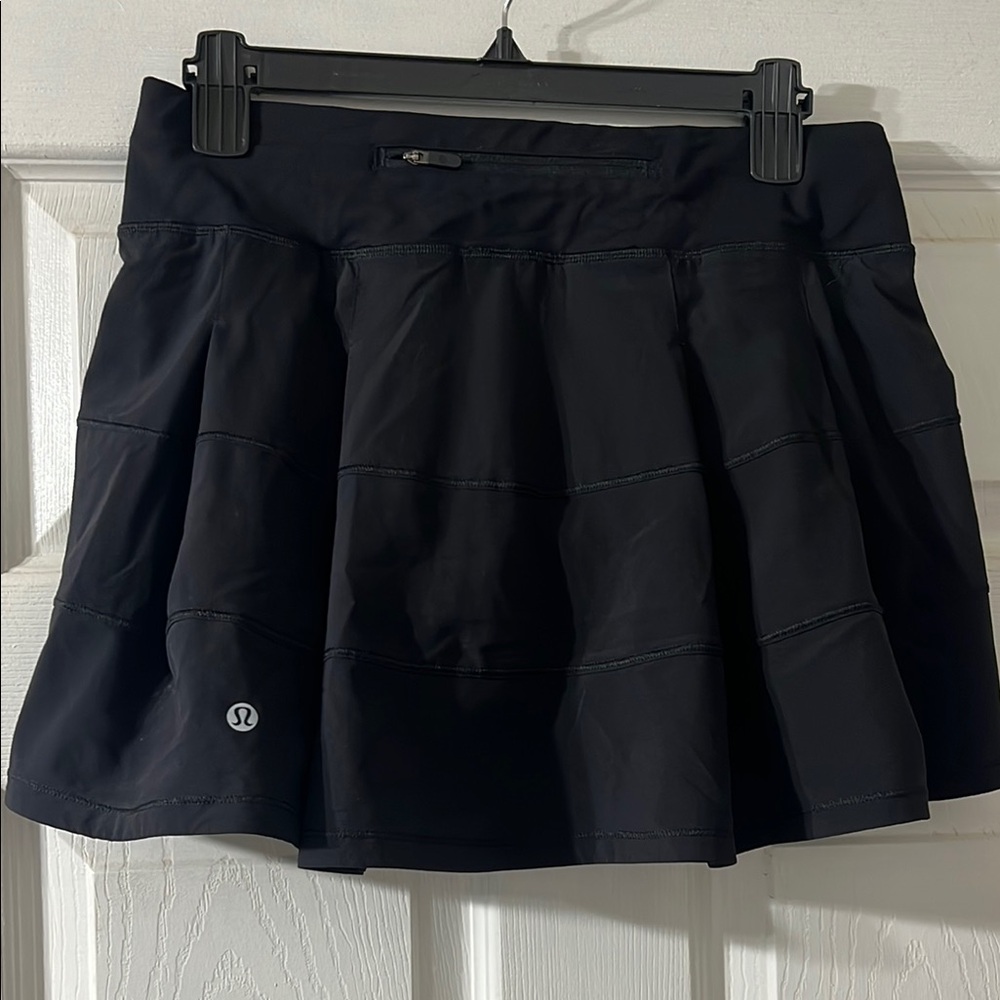 lululemon athletica Black Skater Mini Skirt